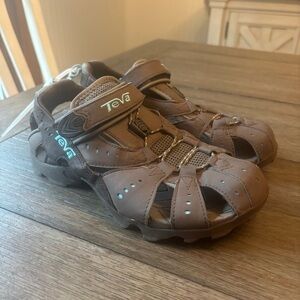 Teva Brown Sandals with Adjustable Strap and Cushioned Footbed
